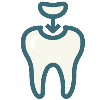 Dental filling icon